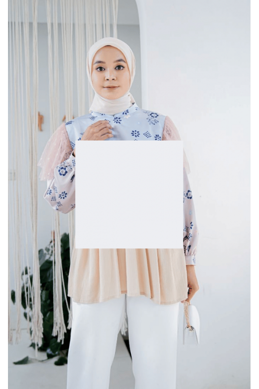 Lola Blouse Dusty Blue